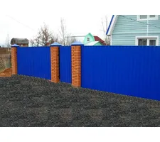 Синий забор
